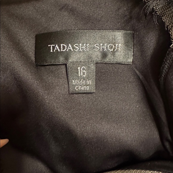 Tadashi Shoji Black Floral Print Midi Dress - Picture 5 of 9